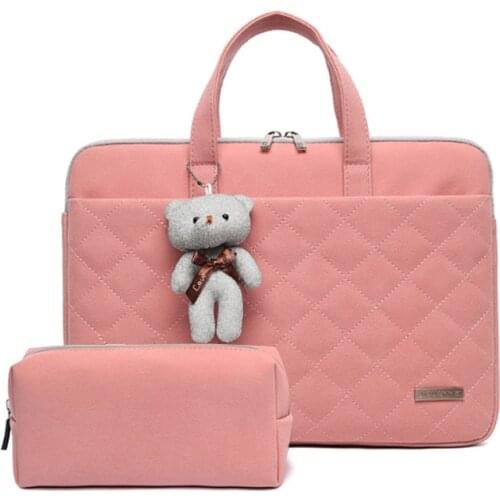 Women Laptop Bag 13.3 Inch Waterproof 15.6 Inch Notebook Bag Sleeve For Macbook Air Pro 13 15 Huawei Laptop Handbag Briefcase