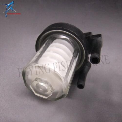 Fuel Filter 346-02230-0 346022300 346022300M 3AD-02230-0 3AD022300 for Tohatsu 4HP 5HP 6HP 9.9HP-140 HP, 6mm 1/4"