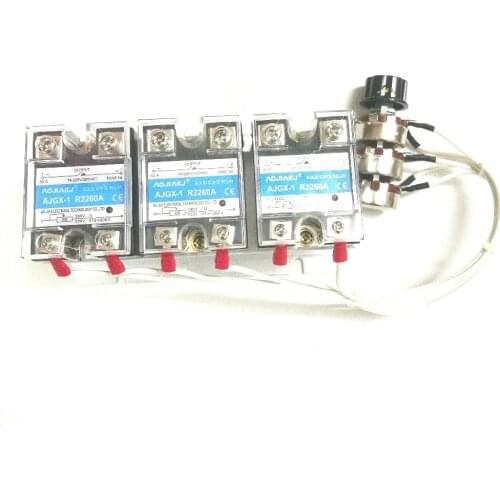 Three phase 380V integrated AC voltage regulating module high power furnace wire 20K60A SCR thermostat