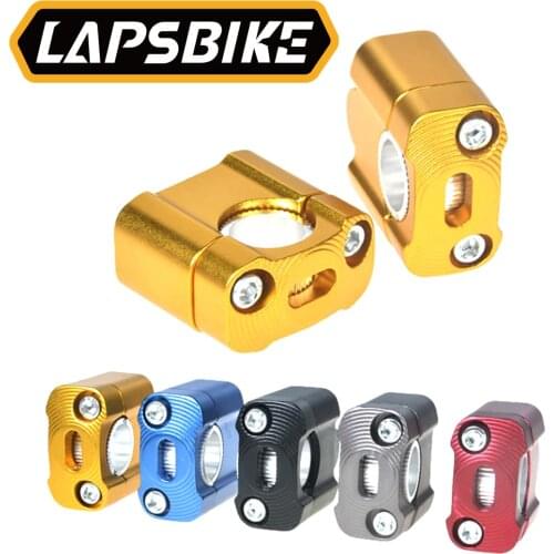 Universal CNC 22mm 28mm Off road Motorcycle Bar Clamps Handlebar Risers Adapter for 7/8" 1-1/8 Pit Dirt Motorbike