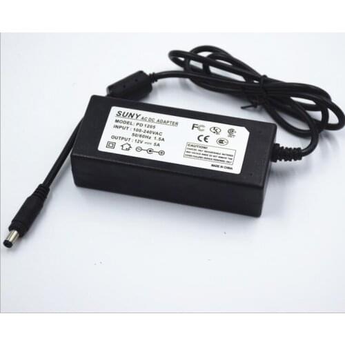 Lcd monitor 12v 5a ac dc adapter switching power supply 12v5aled dc voltage regulator