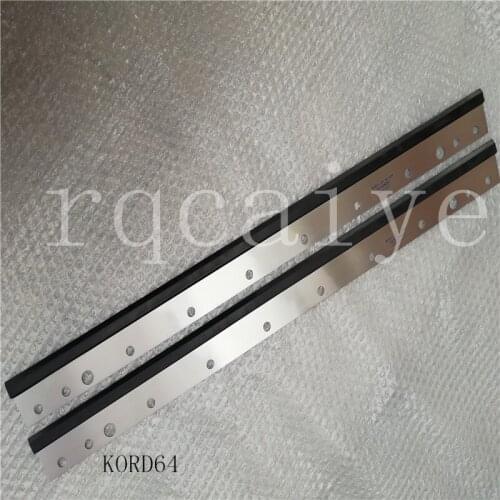 2 Pieces High quality KORD64 Printing Machine KORD 64 Wash Up Blade 690x50mm 12 holes