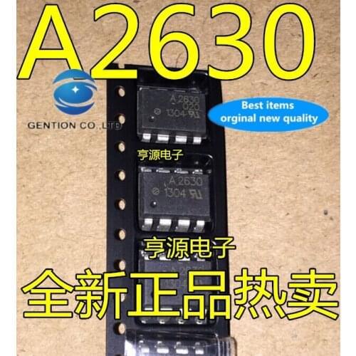 30pcs 100% orginal new real stock A2630 HCPL - 2630 HCPL - A2630 SOP8 light coupling