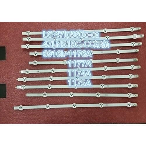 4 Pcs/lot NEW 100% NOUVEAU 47 " FOR LG 47LN519C-CC LED bande remplacement 6916L-1174A 6916L-1175A 6916L-1176A 6916L-1177A