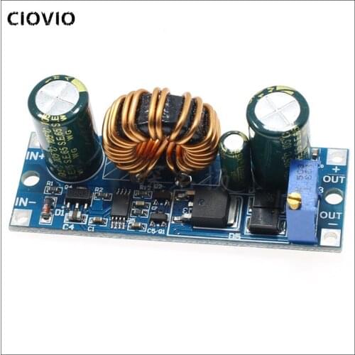 CIOVIO 5PCS DC-DC Auto Buck Boost Step Up/Down Module Power Supply Module Output Adjustable