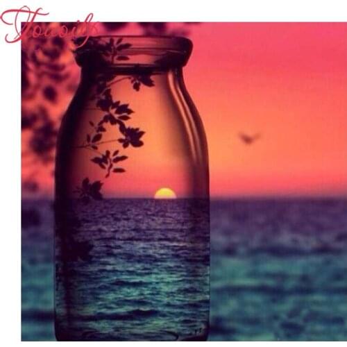 5d Bottle view diamond embroidery ross full square&round drill diamond painting Cross Stitch Rhinestone mosaic home decoration