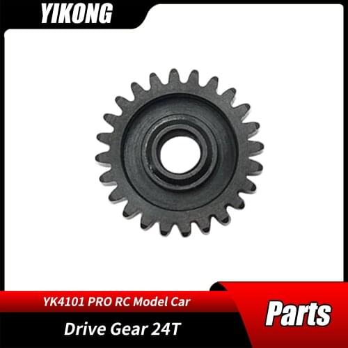 RC Car Parts Drive Gear 24T 12019 YK YIKONG 1/10 1/8 YK4102PRO YK4101PRO 4081 Crawler Climbing Car General Accessories Original