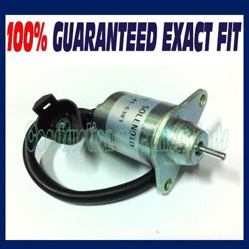 Fast free shipping - For Yanmar shut off/shutdown/Fuel Solenoid Replaces Thermo King 41-6383 / 41-4306 / 1503ES-12S5SUC11S 12V