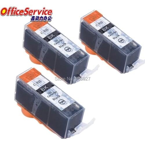 3 Black Compatible ink Cartridge PGI-525 CLI-526 PGI525 pgi 525 For Canon IP4850 IX6550 MG5250 MG8150 MX885 printer