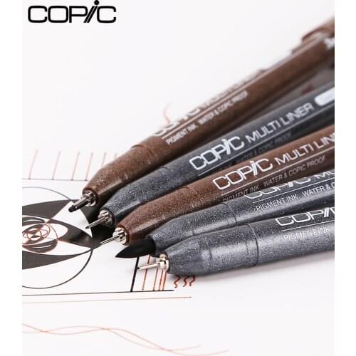 Japan Copic Waterproof Liner Pen Hook Pen Anime Architectural Design Drawing Stroke Pen Mark Pen Watercolor Comic Design Pen