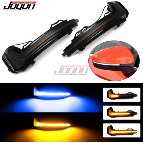 Dynamic LED Turn Signal Light Rear View Mirror Indicator Sequential For Volkswagen VW Tiguan MK2 II R 5N 2017 2018 2019