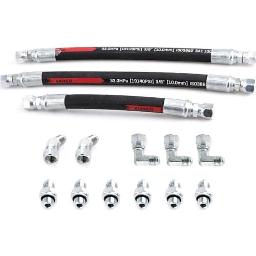 14 Piece Set High Pressure Oil Pump HPOP Crossover Line Hose for 1999-2003 Ford 7.3L Powerstroke HPOP Hoses Lines Set