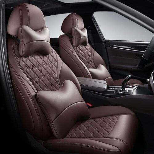 Custom Leather car seat cover For KIA Niro KX1 Cadenza SHUMA CARENS Carnival VQ Borrego Opirus Sorento car accessories styling