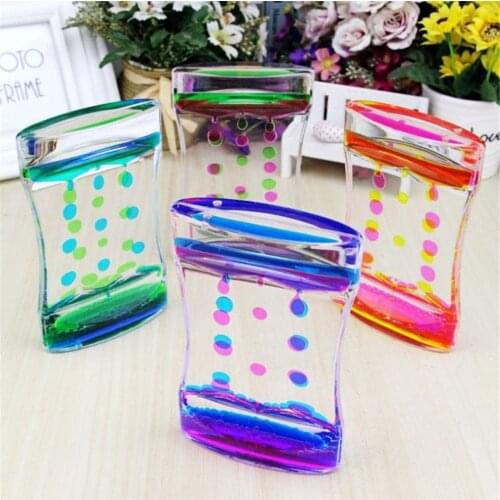 Creative Home Furnishings Handicraft Small Dynamic Hourglass Desk Toy Therapeutic Focus Game Home Decore Ornaments Home Modern