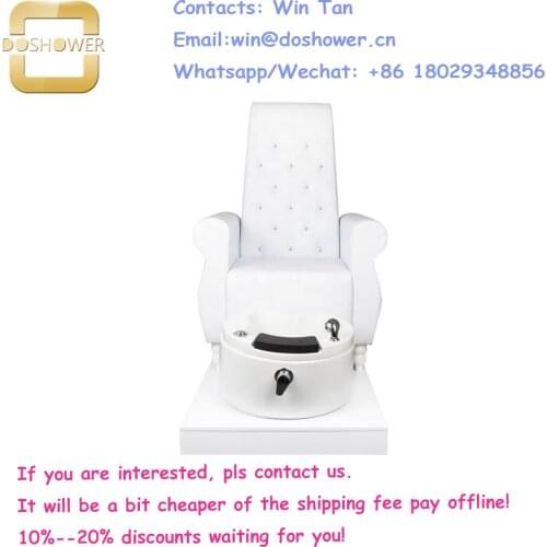 Queen pedicure spa chair with queen royal chair set of king and queen throne chair supplier