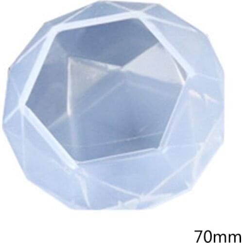 Crystal Epoxy Resin Mold Diamond Pendant Casting Mould DIY Crafts Making Tool