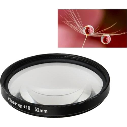 For GoPro HERO5 Filter 52mm Close-up 10X Macro Lens Filter For Pentax Sony Nikon Canon EOS DSLR d5200 d3300 d5100 Camera Lenses