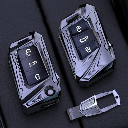 Metal Zinc Alloy Car Key Case Cover For VW Volkswagen Beetle Passat Tiguan Touran Jetta MK1-MK6 Golf GTI/Rabbit/R Car Styling