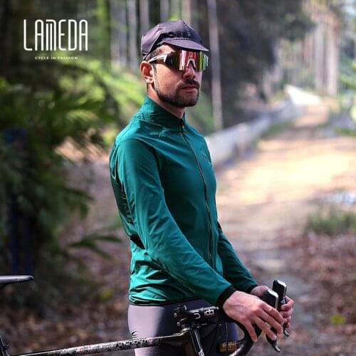 LAMEDA fashion cycling windbreaker mens cycling wear long-sleeved mountain road bike cycling jacket jacket