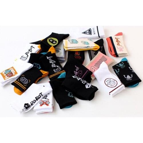 Mens Womens Stylish Socks Breathable Comfortable Practical Durable Cotton Socks Beautiful Print Middle Tube Cosplay Socks