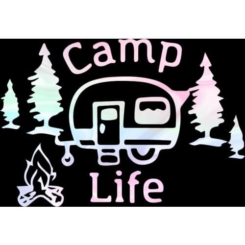 Funny Camp Car Stickers Windshield Bumper Motorcycle Helmet Decal High Quality KK Vinyl Cover Scratches Waterproof PVC