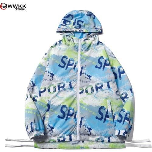 WWKK 2021 New Men Hoodie Waterproof Auti-UV Sunscreen Fashion Fishing Clothing Breathable Hiking Camping Sport Fishing Jacket