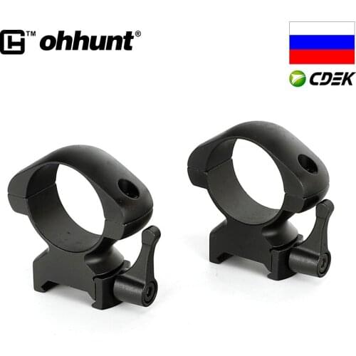 Red Dot 25.4mm Or 30mm Diameter Steel Quick Release Picatinny Weaver Low Medium High Profile Hunting Scope Rings Tactical Mounts