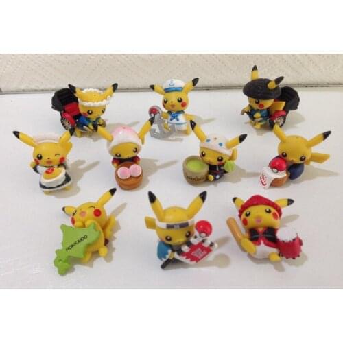 Pokemon Pikachu Series Cute Limited Action Figure Model Toys