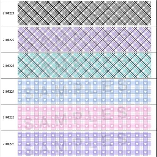 Plaid Ribbons Wrapping Ribbons Gingham Riband for DIY Bow Craft Card Gifts Wrap 5Yards 25mm/38mm/50mm/75mm