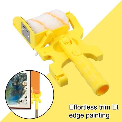 For Home Wall Ceilings Clean-Cut Paint Edger Roller DIY Paint Brush Roller Brush Wall Decorative Handle Tools Wall Painting Tool