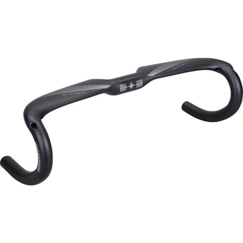 2021 BALUGOE Full Carbon fiber Road Bike Handlebars Matte Racing Bicycle Carbon Handlebar 31.8 * 400/420/440mm Bike Handle Bar