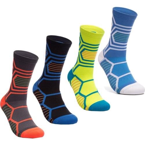 Outdoor Cycling Socks Elastic Anti-slip Wear-resistant Shock Absorption Toe Protec Warm Winter Sports Socks For Running Football