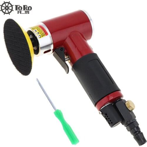 2 Inch 3 Inch Mini Straight-heart High-speed Pneumatic Sanding Machine with Push Switch Sanding Pad for Polishing Grinding Tool