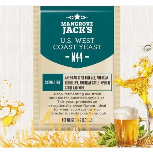 10g/3pcs M44 U.S. West coast yeast UK imported yeast Mangrove&Jacks Beer Yeast family alcohol brewing fermentation Beer yeast