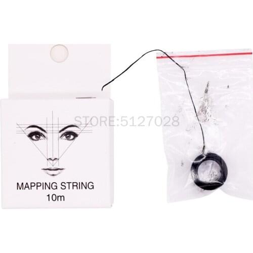 10m Microblading Mapping String Pre-Inked Eyebrow Marker thread Tattoo Brows Point Line Tool Eyebrow Pencil Marking Line