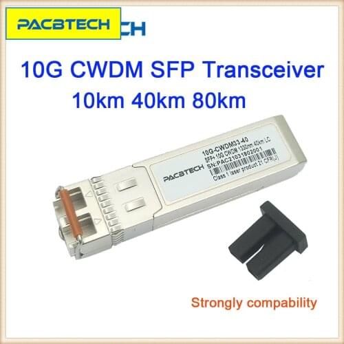 10G CWDM SFP+ 1470~1610nm 10G CWDM SFP Module 10G cwdm sfp module transcevier 10km 40km 80km