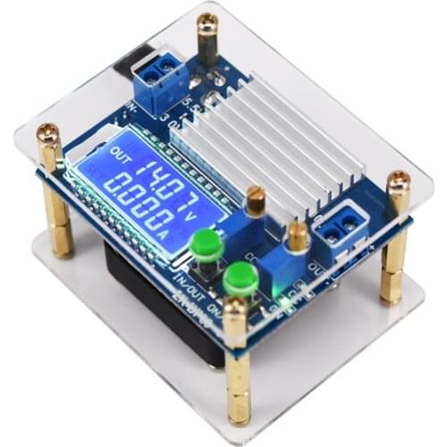 60W6A high-power adjustable buck-boost power supply module Long handle adjustable constant voltage and constant current