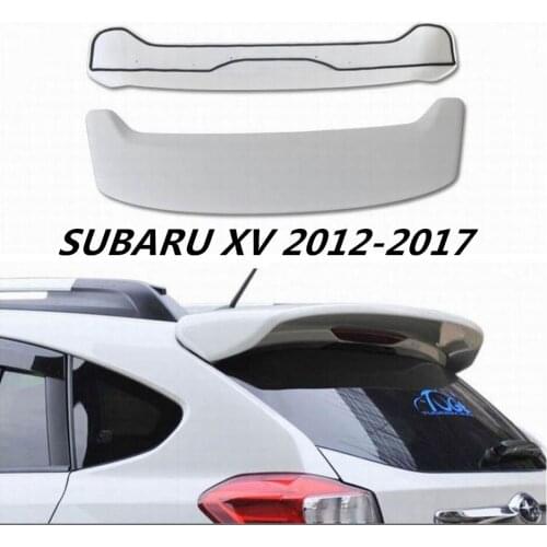 ABS Paint Car Rear Wing Trunk Lip Spoilers Fits For SUBARU XV 2012 2013 2014 2015 2016 2017