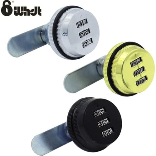 WHDT 3 digit security combination mailbox password coded lock zinc alloy cam lock locker for cabinet drawer storage unit