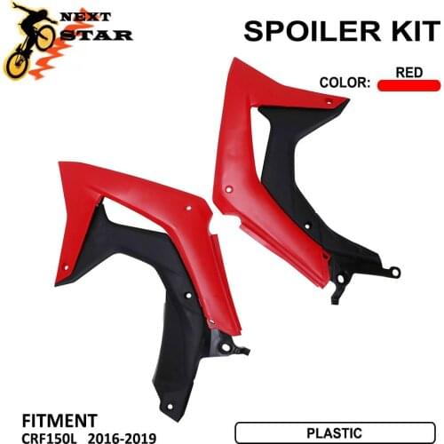 Motorcycle Plastic Front Side Spoiler Kit Radiator Shrouds For Honda CRF150L CRF 150L 150 L 2016 2017 2018 2019