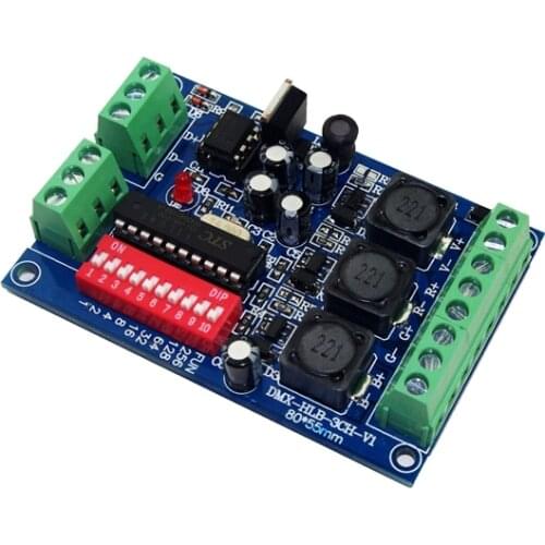 Constant Current 350mA High-power 4CH RGBW dmx Controller Drive DMX 512 RGBW 4 Channel Decoder For led floodlight LED Wall washe