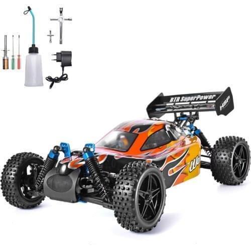 HSP RC Car 1:10 Scale 4wd Two Speed Off Road Buggy Nitro Gas Power Remote Control Car 94106 Warhead High Speed Hobby RC Toys