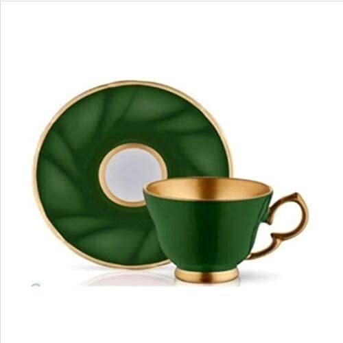 Koleksiyon Lisa Turkish Coffee Set 6 Pieces Divan Green