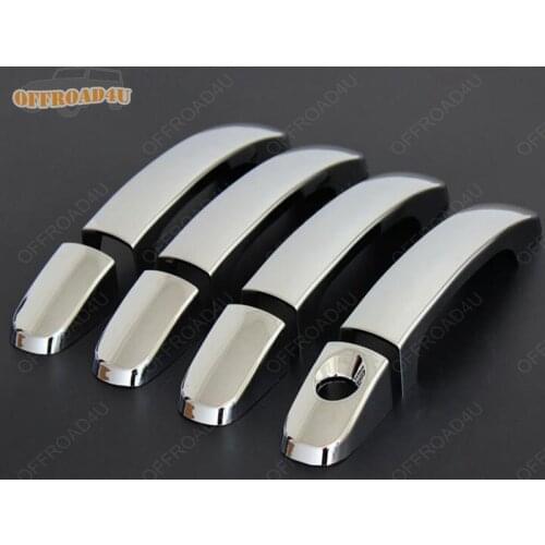 Car Door Handle Cover for Ford Ranger T6 T7 Chromium Styling Door Handle Grab Chrome Ranger Accessories PICK UP Parts For Ford