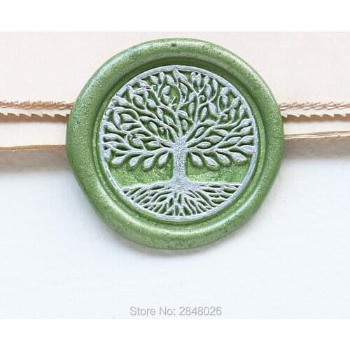 Tree of Life Seal Stamp,Retro seal stamp,Classic Vintage Seal Stamp Kit,invitation seals,gift packing Party seal
