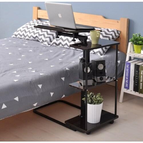 Adjustable Laptop Desk Lifting laptop desk Portable TV Bed Lapdesk Tray Notebook Table Folding mobile desk on bed