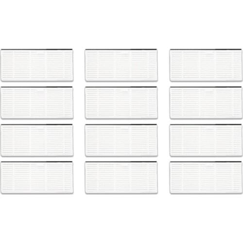 12 Pcs HEPA Filter Robot Vacuum for Proscenic M8 Pro Vacuum Cleaner Accessories Replacement