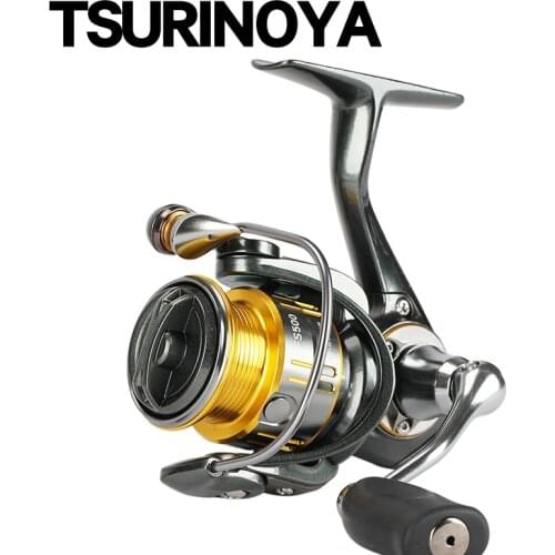 TSURINOYA Fishing Reel FS 500 BFS Ultralight Spinning Reel 165g 9+1BB 4kg Drag Power Micro Bait Stream Ajing Bass Trout Reel