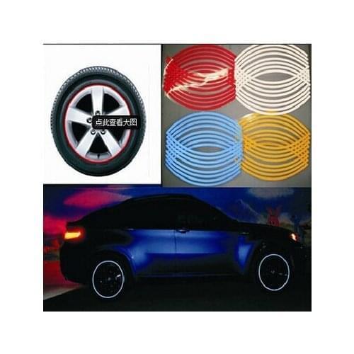 Car-styling Wheel Rim Reflective Sticker For Mazda 2 3 5 6 CX5 CX7 CX9 Atenza Axela