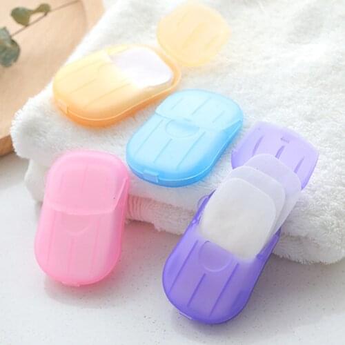 Outdoor Toilet Soap Portable Mini Colorful Portable Confetti Soap Soap Paper High-quality Paper Soap Disposable Boxed Soap